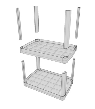 Стойка из Гибкого профиля Uniflex